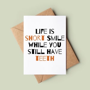 Funny Birthday Card - Joke Greeting Card - Rude Bday Card - Birthday Card For Friend - Funny Birthday Card For Him Her