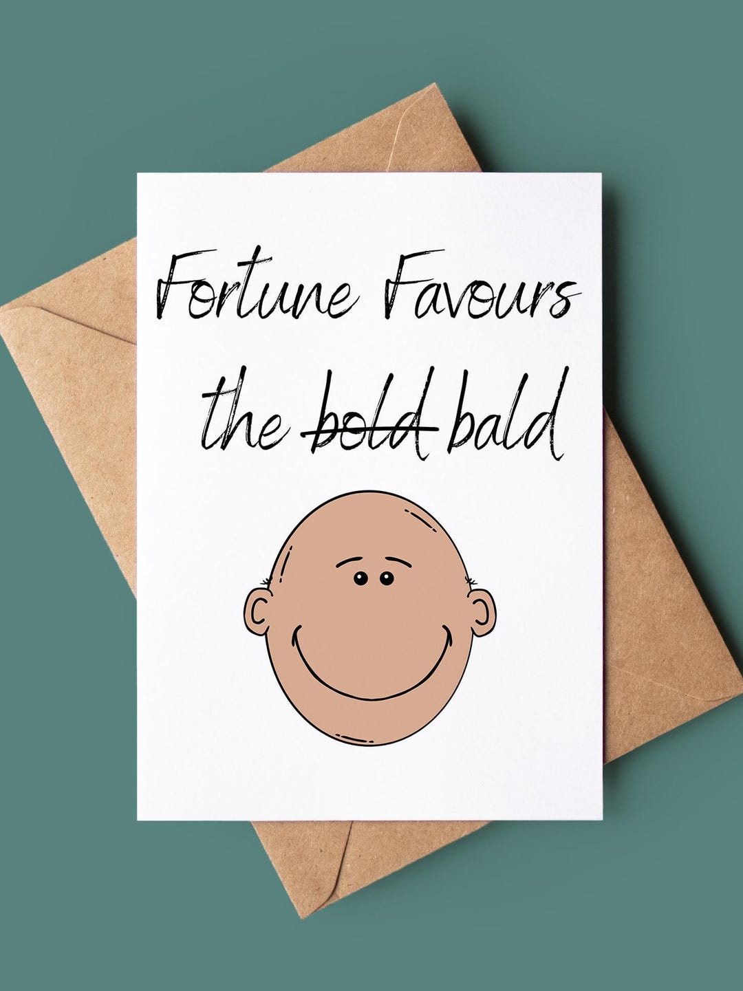 Funny Happy Birthday Card - Birthday Card for Bald Man - Rude Greetings ...