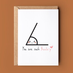 Eres una tarjeta de aniversario de juego de palabras tan aguda - Tarjeta de felicitación personalizada de San Valentín - Tarjeta romántica de San Valentín - Tarjeta romántica de feliz cumpleaños