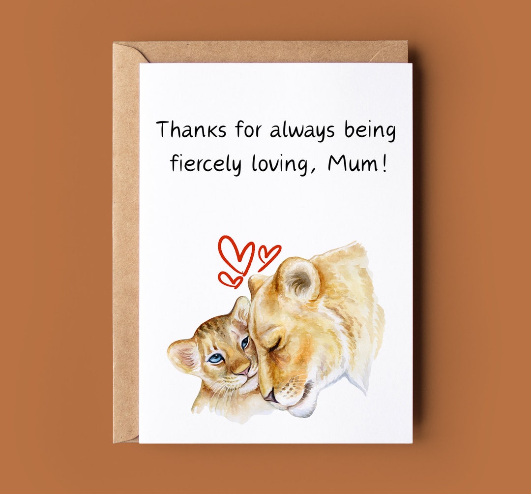 Happy Mothers Day Card - Funny Mothers Day Card - Card for Mum - Cute ...
