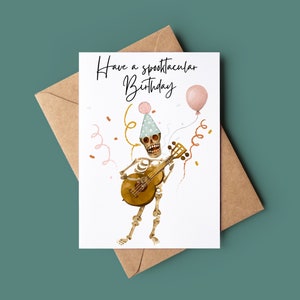 Cartão de feliz aniversário assustador - cartão de aniversário de Halloween - trocadilho engraçado cartão de Halloween - cartão de aniversário assustador - cartão de aniversário de véspera de Hallows