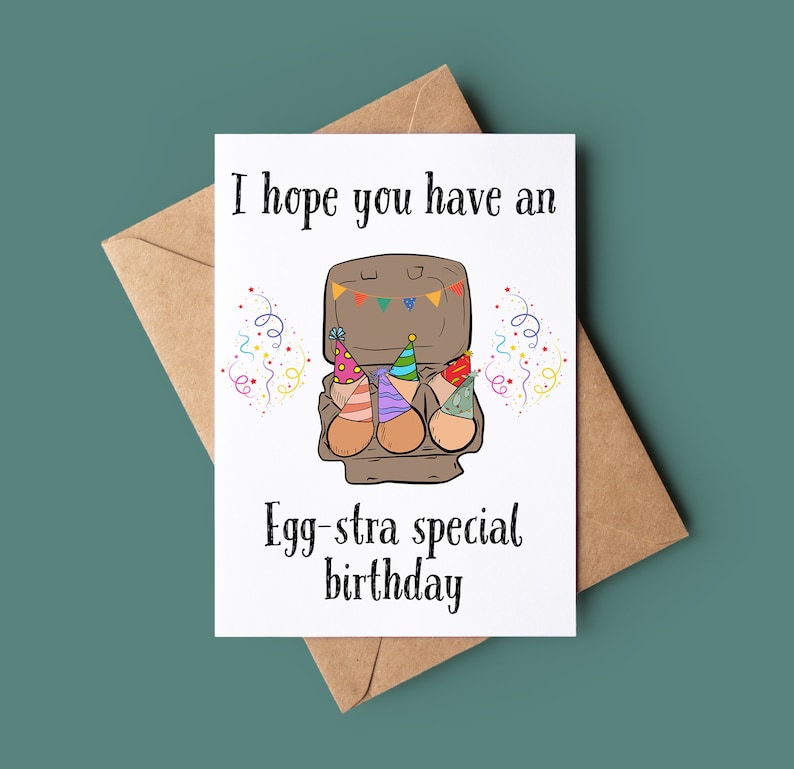 Pun Happy Birthday Card Funny Birthday Card Greetings Card Etsy