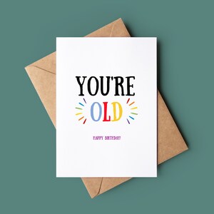 Happy Birthday Card - Personalised Card - Funny Birthday Card - Rude Greetings Card - Customised Birthday Card - Handmade Greeting Card