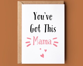 Baby Congratulations Card - Greeting Card for New Baby -New Mother Congratulatory Baby Card - New Mum Congrats Card - Baby Shower Card