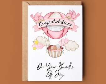 Congratulations on Your Bundle of Joy Card - Congratulations