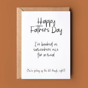 Carte drôle de fête des pères pour papa ou grand-père - Carte de vœux pour papa - Carte banque de papa - Cadeau de la fête des pères - Carte beau-père - Carte pleine d’esprit