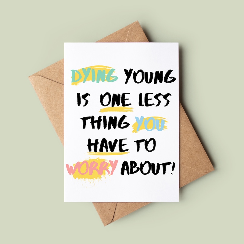 Rude Birthday Card - Etsy