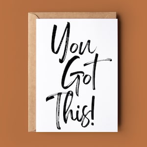 Vous avez cette carte d'encouragement - carte de motivation - vous pouvez le faire carte de voeux - carte de motivation d'encouragement personnalisée