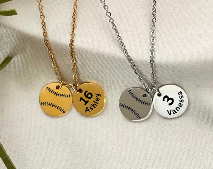 Collier de baseball personnalisé pour les joueurs et les fans de baseball