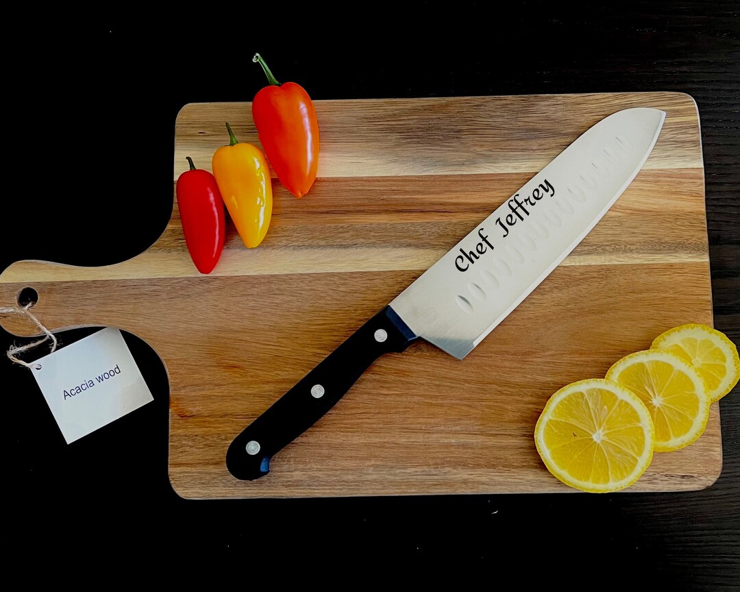 Personalized Engraved Chef Knife Custom Steinles Steel Chef Etsy