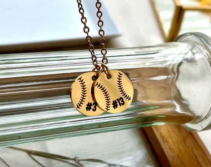 Collier de baseball personnalisé pour les joueurs et les fans de baseball