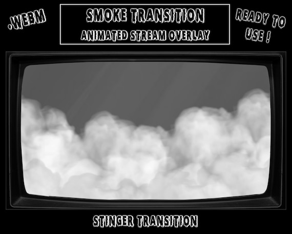 Smoke Stinger Transition - White Fog - Smoke Screen - Fire Theme - Add On Stream - Animated Overlay For Twitch Youtube Kick - Streamlabs OBS
