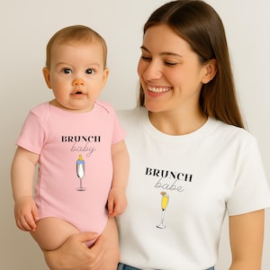 Baby Brunch, Brunch Onesie, Brunch Baby Outfit, Brunch Babe, Unisex Infant Bodysuit, Baby Shower Gift, Funny Newborn Onesie, Brunch Outfit image 1
