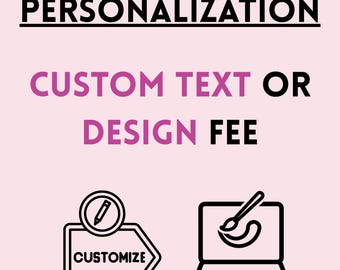 Personalization Fee