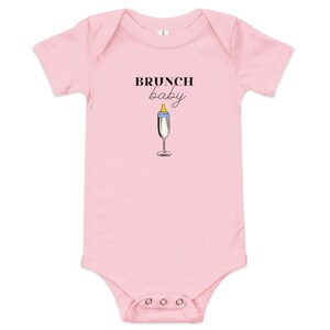 Brunch Baby Bodysuit - Brunch Baby Onesie  & Brunch Babe Mom Shirt - Mom and Baby Matching Outfits