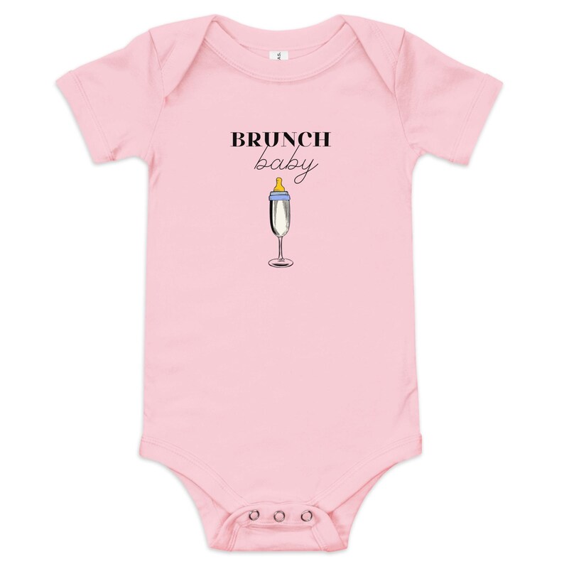 Brunch Baby Bodysuit - Brunch Baby Onesie  & Brunch Babe Mom Shirt - Mom and Baby Matching Outfits
