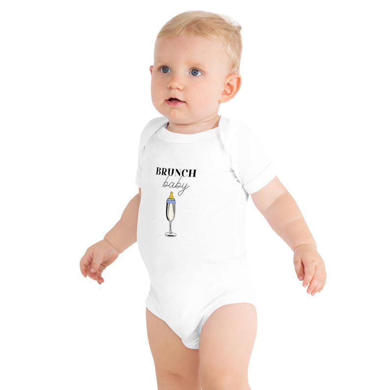 Brunch Baby Bodysuit - Brunch Baby Onesie  & Brunch Babe Mom Shirt - Mom and Baby Matching Outfits
