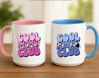 New Mom Mug For Mom, Funny Mom Gift For Mom Friend, Cool Moms Club Mug, New Parent Gift For New Mom Gift, Expecting Mom Gift Baby Shower Cup