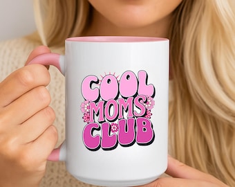 Cool Moms Club Mug, New Mom Mug For Mom, Funny Mom Gift For Mom Friend, New Parent Gift For New Mom Gift, Expecting Mom Gift Baby Shower Cup