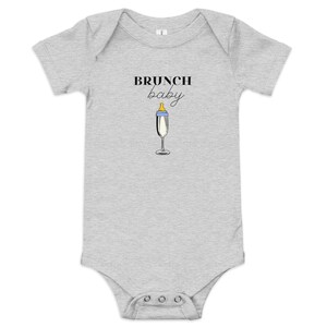 Brunch Baby Bodysuit - Brunch Baby Onesie  & Brunch Babe Mom Shirt - Mom and Baby Matching Outfits