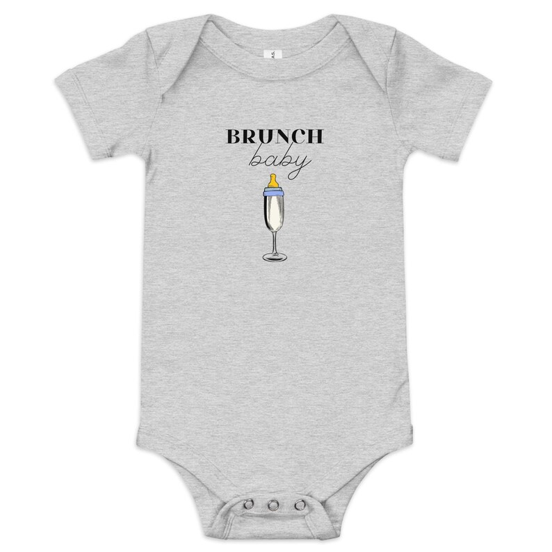 Brunch Baby Bodysuit - Brunch Baby Onesie  & Brunch Babe Mom Shirt - Mom and Baby Matching Outfits