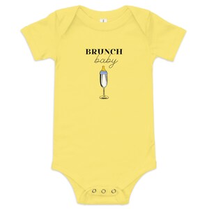 Brunch Baby Bodysuit - Brunch Baby Onesie  & Brunch Babe Mom Shirt - Mom and Baby Matching Outfits