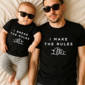 Vater und Sohn passende Shirts, Vatertag Shirt, Papa und Sohn, Papa und Baby passende Outfits, Papa und ich, neue Papa Geschenk T-Shirt Geburtstag