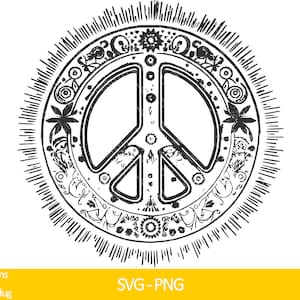 Peace Sign, Peace Symbol, Svg, Png, Digital Download