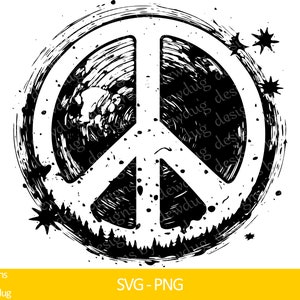 Peace Sign, Peace Symbol, Svg, Png, Digital Download