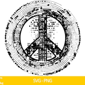 Peace Sign, Peace Symbol, Svg, Png, Digital Download
