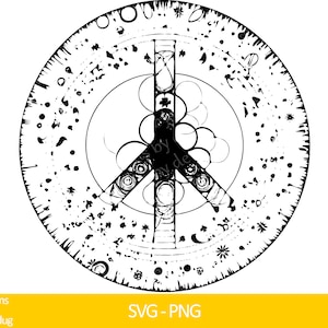 Peace Sign, Peace Symbol, Svg, Png, Digital Download