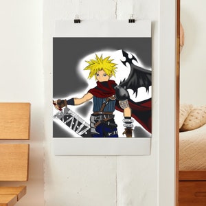 Cloud Strife Fan Art - Final Fantasy/Kingdom Hearts