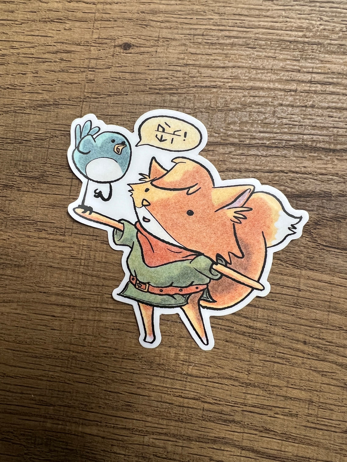 Tunic Sticker STICKER the Ruin Seeker and His Bird Tunic Original Fan - Etsy