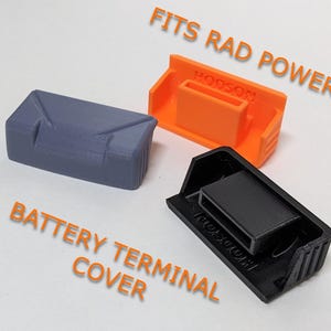 E-Bike Battery Terminal Cover Cap - Fits Rad Power Bikes - Easy To Install | Transport Protection | Peace of Mind