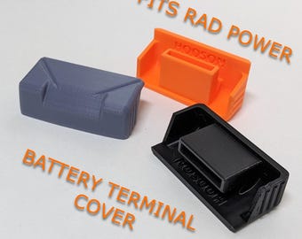 E-Bike Battery Terminal Cover Cap - Fits Rad Power Bikes - Easy To Install | Transport Protection | Peace of Mind