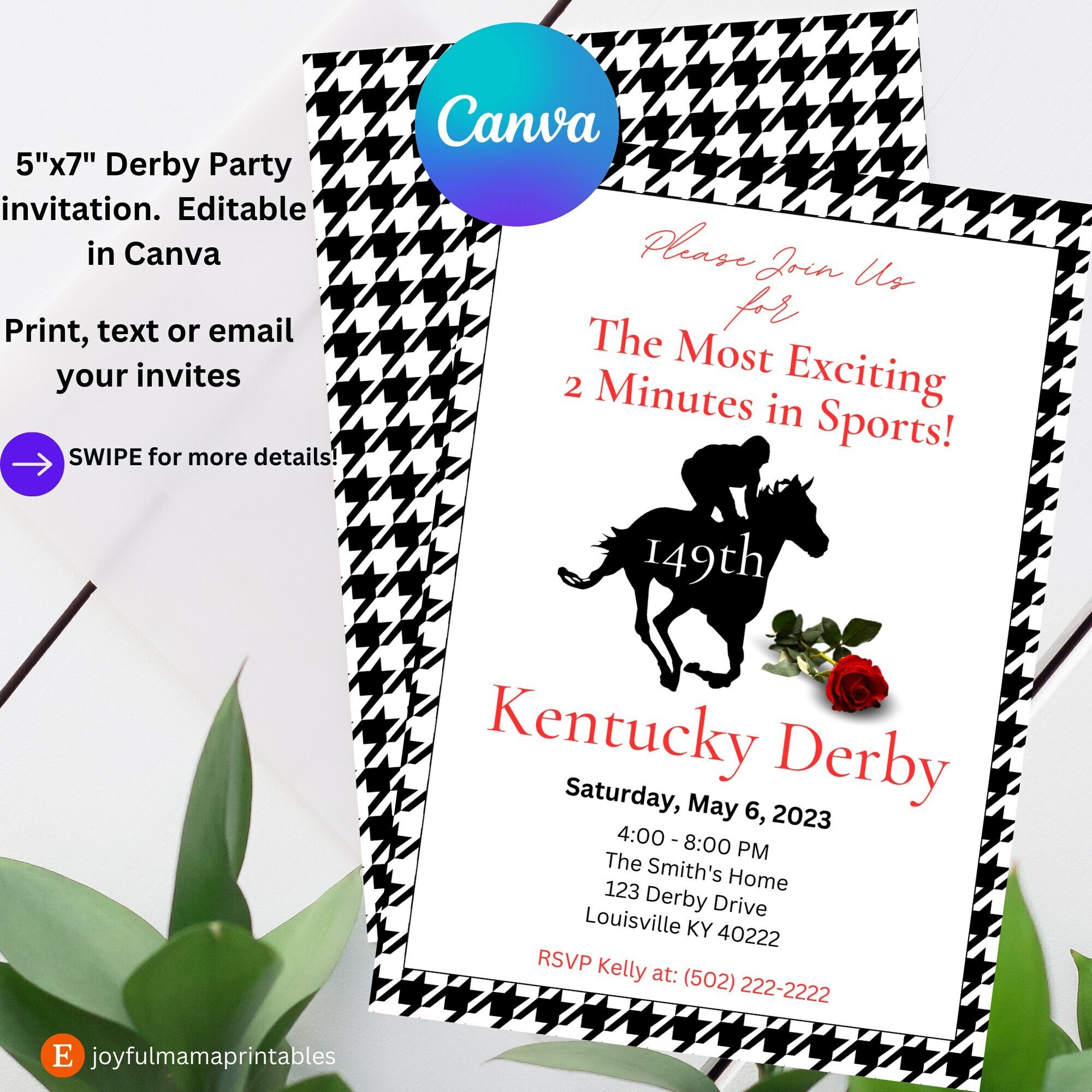 kentucky-derby-party-editable-invitation-template-derby-party-canva-template-derby-horse-derby-gala-julep-derby-hat-gala-invite-etsy for Free Printable Kentucky Derby Party Invitations Kentucky Derby Party Editable Invitation Template, Derby Party, Canva Template, Derby Horse, Derby Gala, Julep, Derby Hat, Gala, Invite - Etsy for Free Printable Kentucky Derby Party Invitations