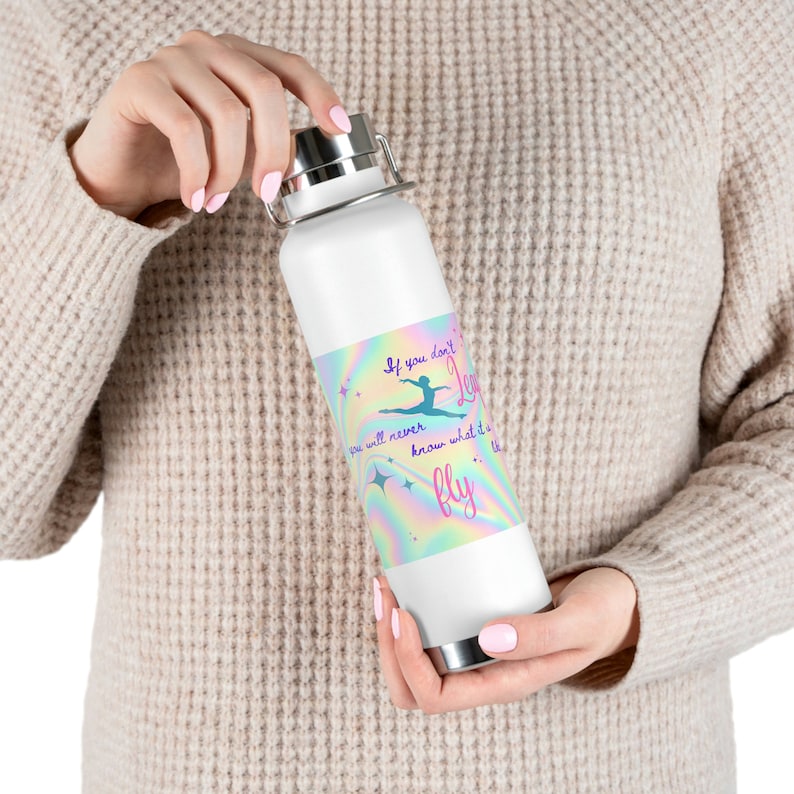 Leap and Fly Gymnastics Copper Vacuum Insulated Bottle, 22oz Etsy