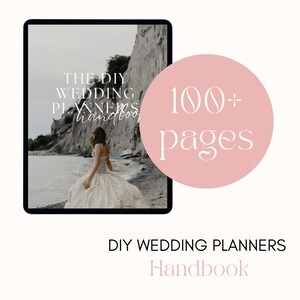 DIY Wedding Planner&#39;s Handbook: Comprehensive Wedding Planning Guide PDF, Printables, Ebook & Journal for Brides