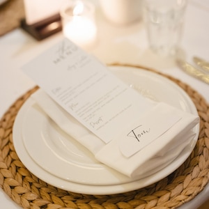 Tarjetas de lugar con nombre, tarjetas de nombre para bodas, compromisos, despedidas de soltera, tarjetas de lugar personalizadas, decoración de lugar para bodas, tarjeta de lugar en semicírculo, arco