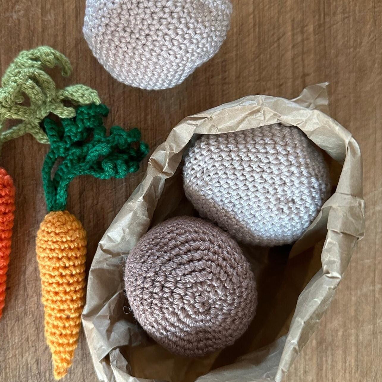 30 Potato Crochet Patterns: Spud Amigurumi, Desk Buddies, Play Food, and Clever Gag Gifts 31 Potato Crochet Pattern for Play Food