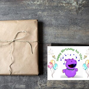 Printable Happy Birthday Card, Happy B-day Card, Happy Birthday Digital ...