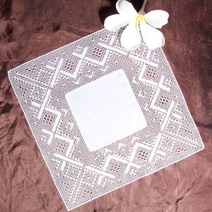 Viola Square Edging Torchon Bobbin Lace Pattern *DIGITAL PATTERN ONLY*
