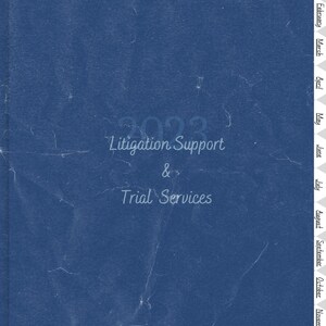 Litigation Support & Trial Services Planner