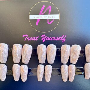 Ready To Wear Marble Nails