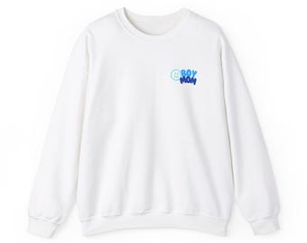 Smiley Face Unisex Crewneck Sweatshirt - Cozy Casual Wear, Gift for Friends, Birthday Gift, Everyday Comfort, Teen Style
