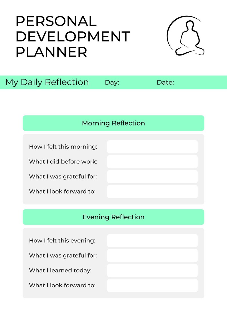 Personal Development Planner, Daily life planner