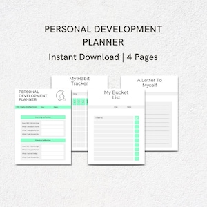 Habit tracker, Personal Development Planner