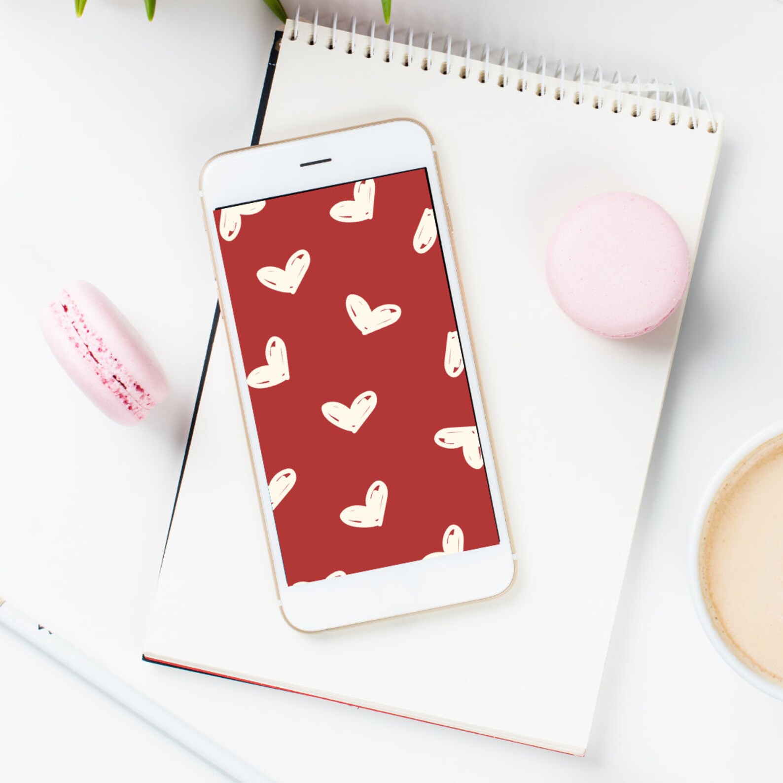 Valentine's iPhone Wallpaper - Etsy