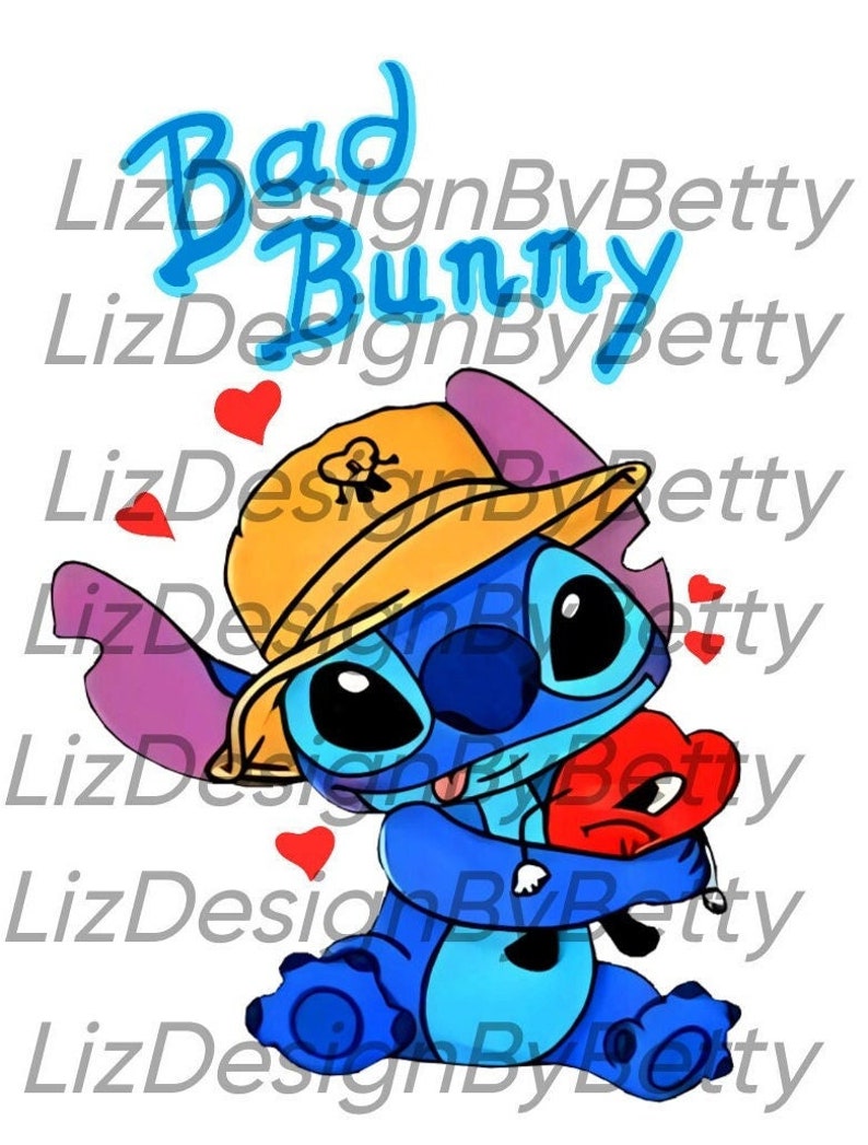 Stitch Bad Bunny Png (Download Now) Etsy