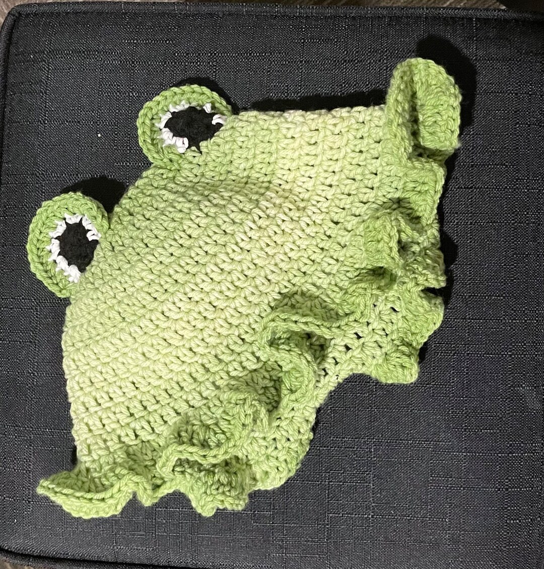 Crochet Froggy Bucket Hat Sample Etsy